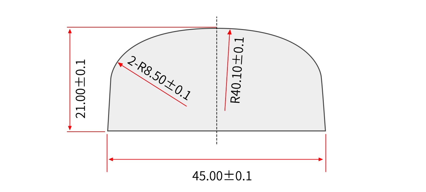 Polarizing film Customer Case (reference size)